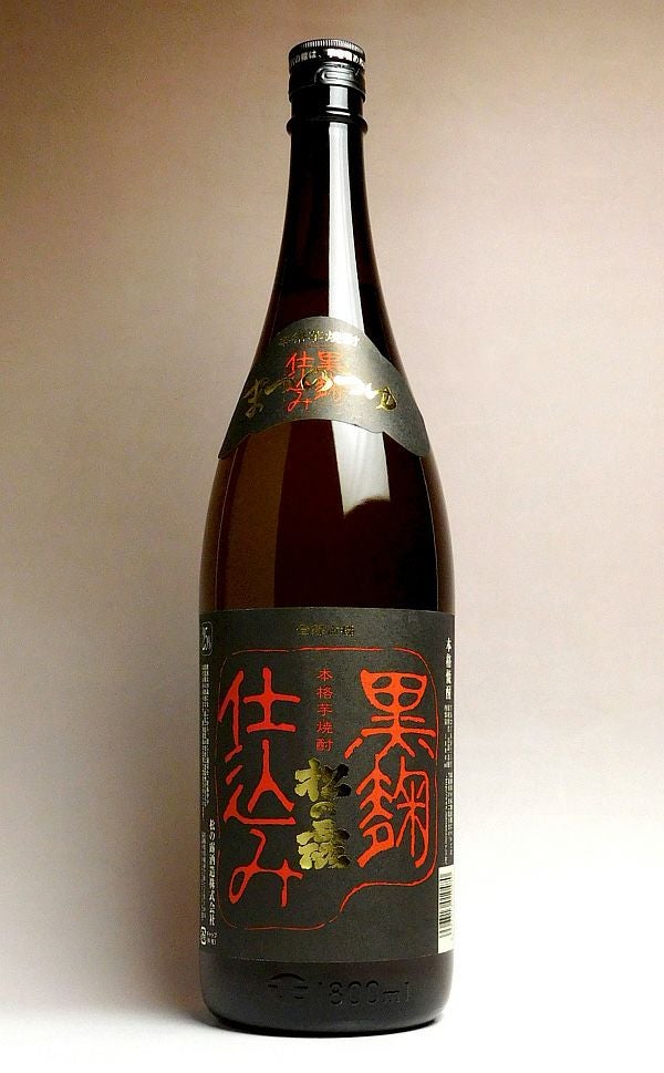 松の露 黒麹仕込み25度1800ml 【松の露酒造】《芋焼酎》 ,| 焼酎のひご