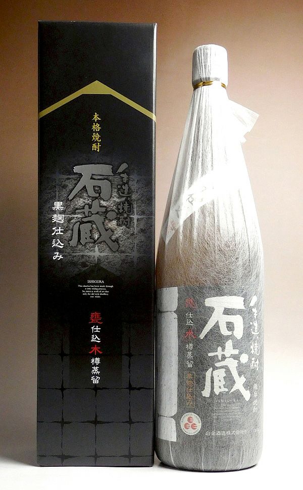 石蔵（いしぐら）黒麹仕込み25度1800ml 【白金酒造】《芋焼酎