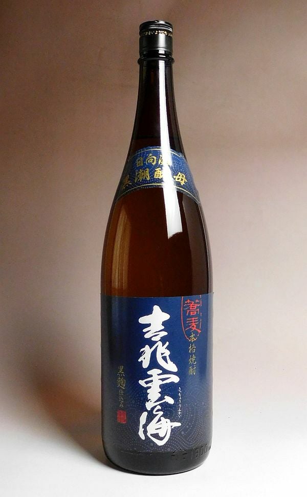 吉兆雲海(きっちょううんかい)25度1800ml 【雲海酒造】《蕎麦焼酎