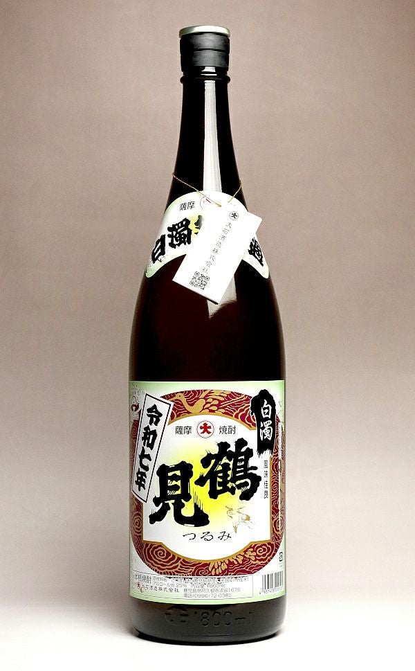 2025新焼酎】鶴見 白濁無濾過 25度1800ml 【大石酒造】《芋焼酎