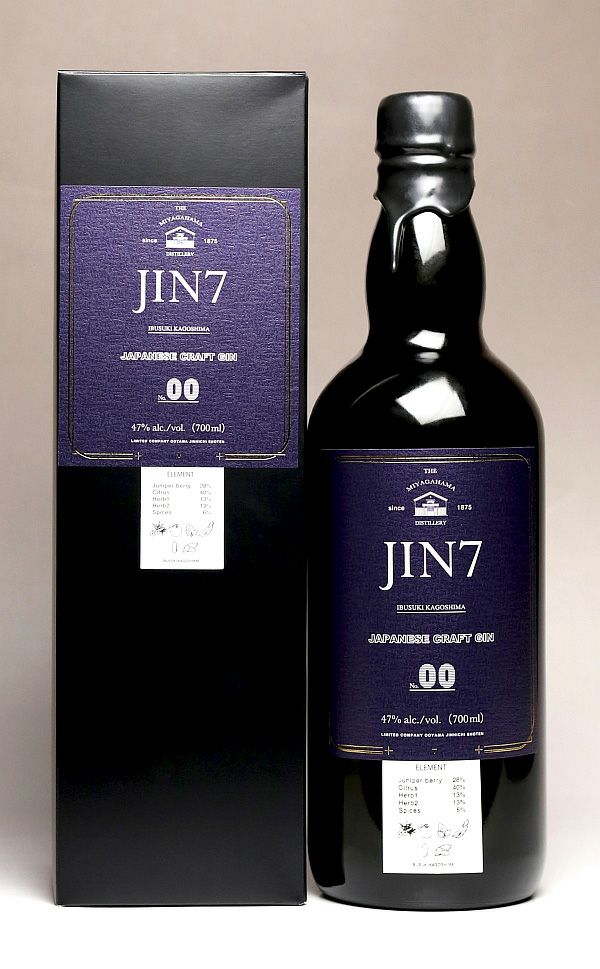 JIN7《00》 47度700ml 【大山甚七商店】《ジン》ジンセブン ジン7