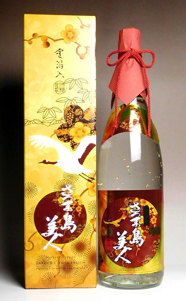 島美人 金箔入 （箱付） 25度1800ml 【長島研醸】《芋焼酎》 ,| 焼酎の
