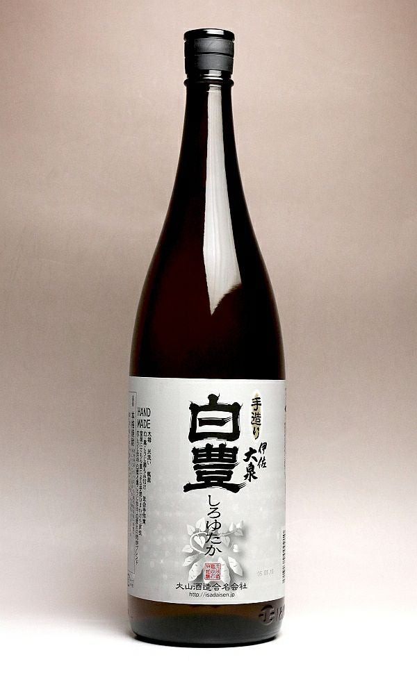 手造り 伊佐大泉 白豊しろゆたか 25度1800ml 【大山酒造】《芋焼酎