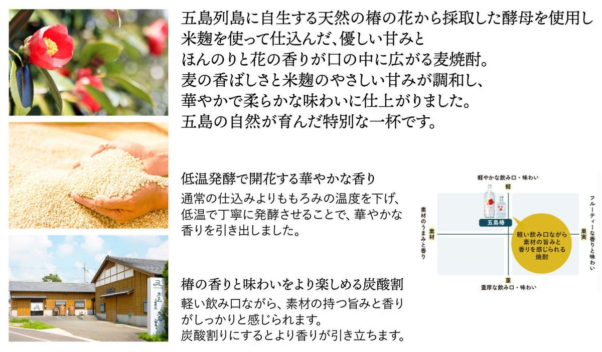 五島椿 23度 720ml