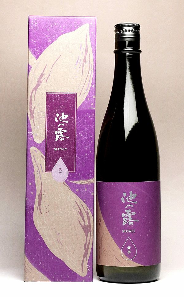 池の露 SLOWLY「紫芋」30度720ml 【天草酒造】《芋焼酎》 スローリー