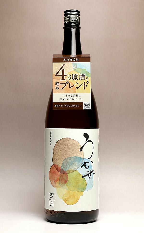 うかぜ 25度1800ml 【濱田酒造】《麦焼酎》 ,| 焼酎のひご屋 本店