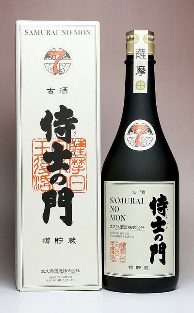 六年古酒 侍士の門 バーボン樽貯蔵 25度720ml 【太久保酒造】《芋焼酎 