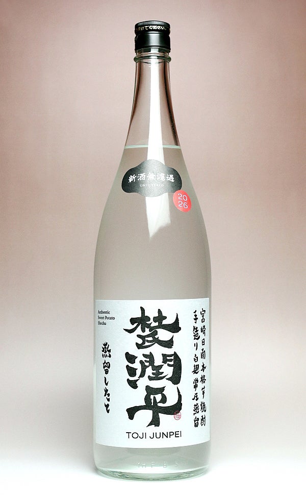 【新焼酎】杜氏潤平 手造り紅芋蒸留したて 25度1800ml