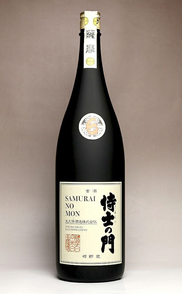 六年古酒 侍士の門 バーボン樽貯蔵 25度1800ml 【太久保酒造】《芋焼酎