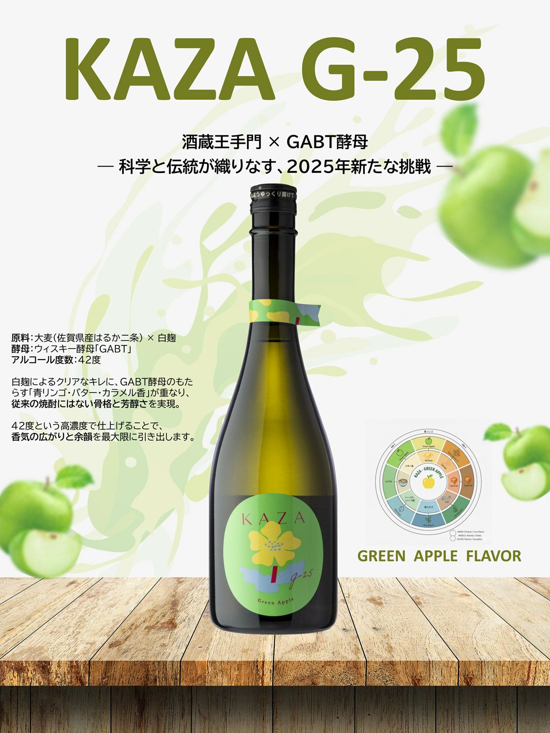 KAZA G-25 42度720ml 【酒蔵王手門】 麦焼酎 かざ ,| 焼酎のひご屋 本店