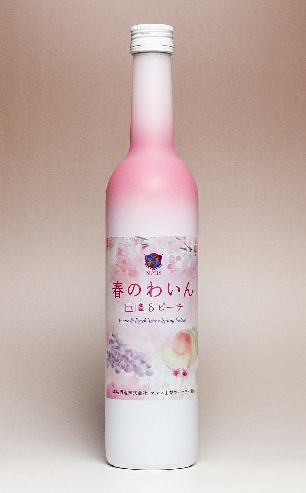 春のわいん 巨峰＆ピーチ 6度 500ml